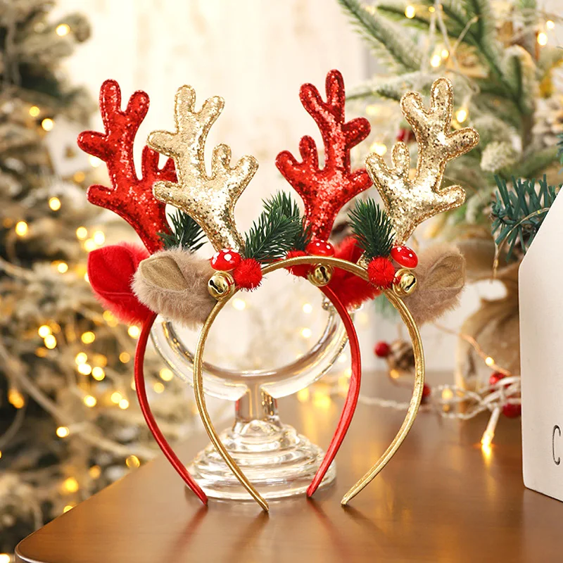 ที่คาดผมเขากวางเรนเดียร์ประดับ - Reindeer Antlers Headband บทวิจารณ์และราคา
