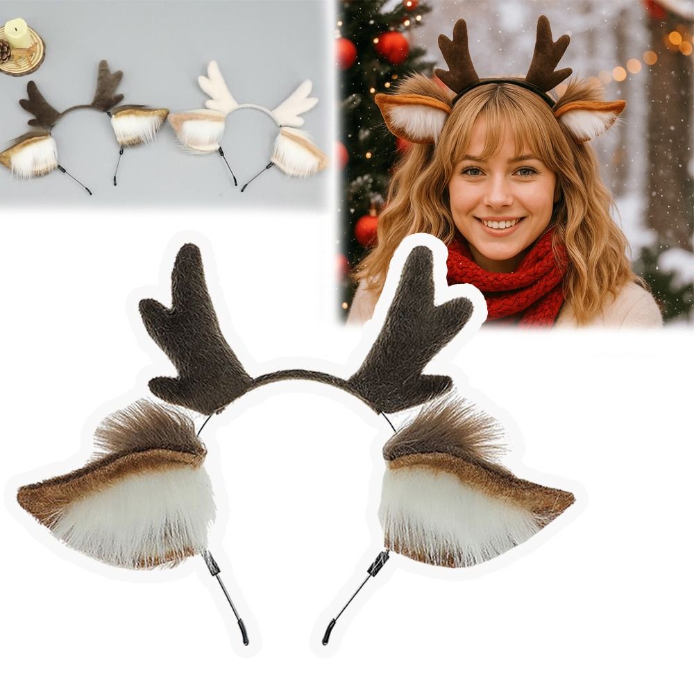 ที่คาดผมรูปหูกวางเรนเดียร์แบบ  - Reindeer Antlers Headband บทวิจารณ์และราคา