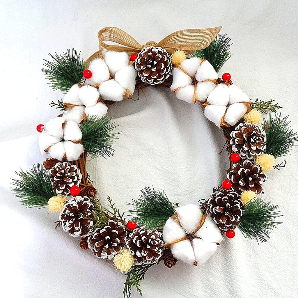 ก้านสนเขียวประดิษฐ์ 10-100 ชิ้ - Christmas Wreath Fake บทวิจารณ์และราคา