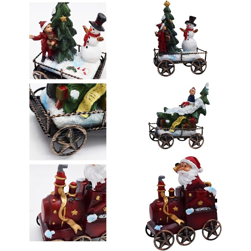 ชุดรถไฟเรซิ่นคริสต์มาส 3 ชิ้น  - Nutcracker Figurine บทวิจารณ์และราคา