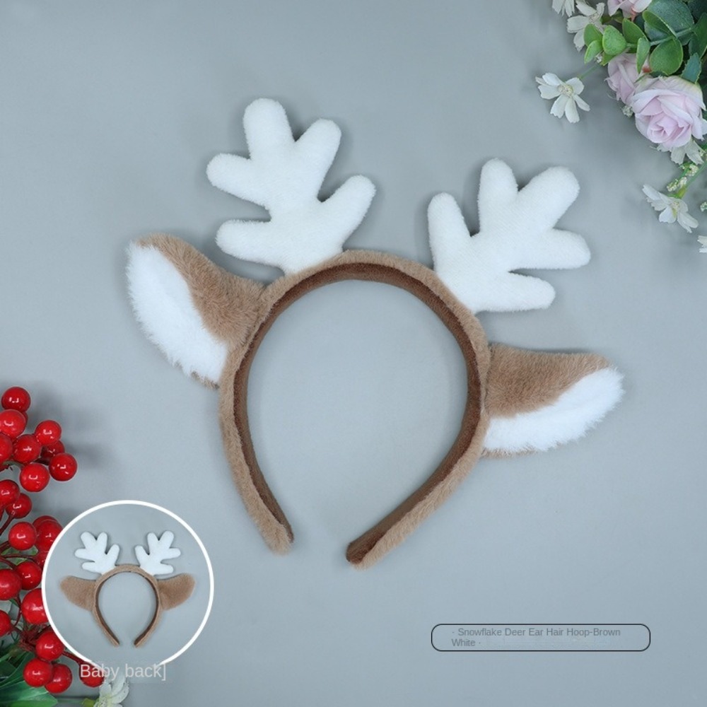 ที่คาดผมคริสต์มาสแบบนุ่มฟู อุป - Reindeer Antlers Headband บทวิจารณ์และราคา