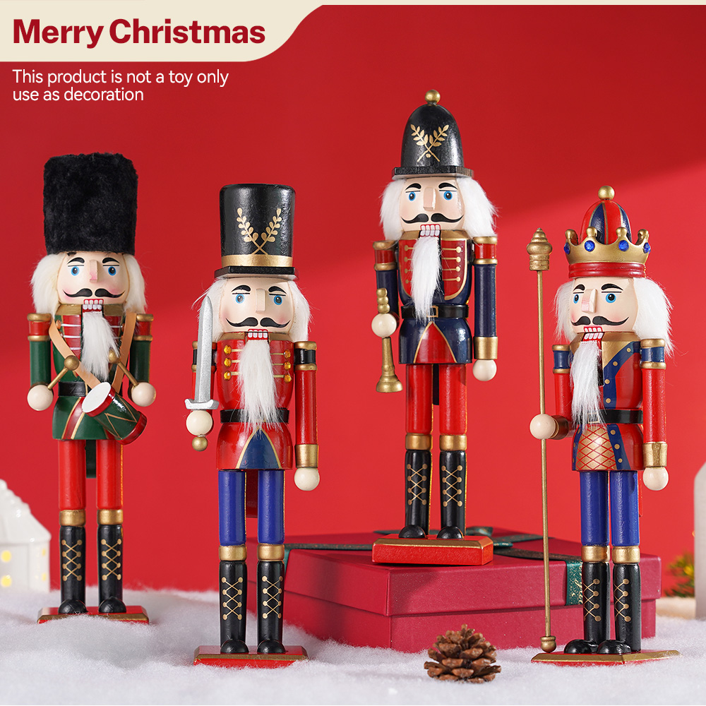 30 ซม.ไม้ Nutcracker เครื่องปร - Nutcracker Figurine บทวิจารณ์และราคา
