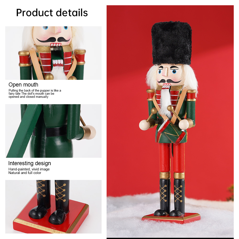 30 ซม.ไม้ Nutcracker เครื่องปร - Nutcracker Figurine บทวิจารณ์และราคา