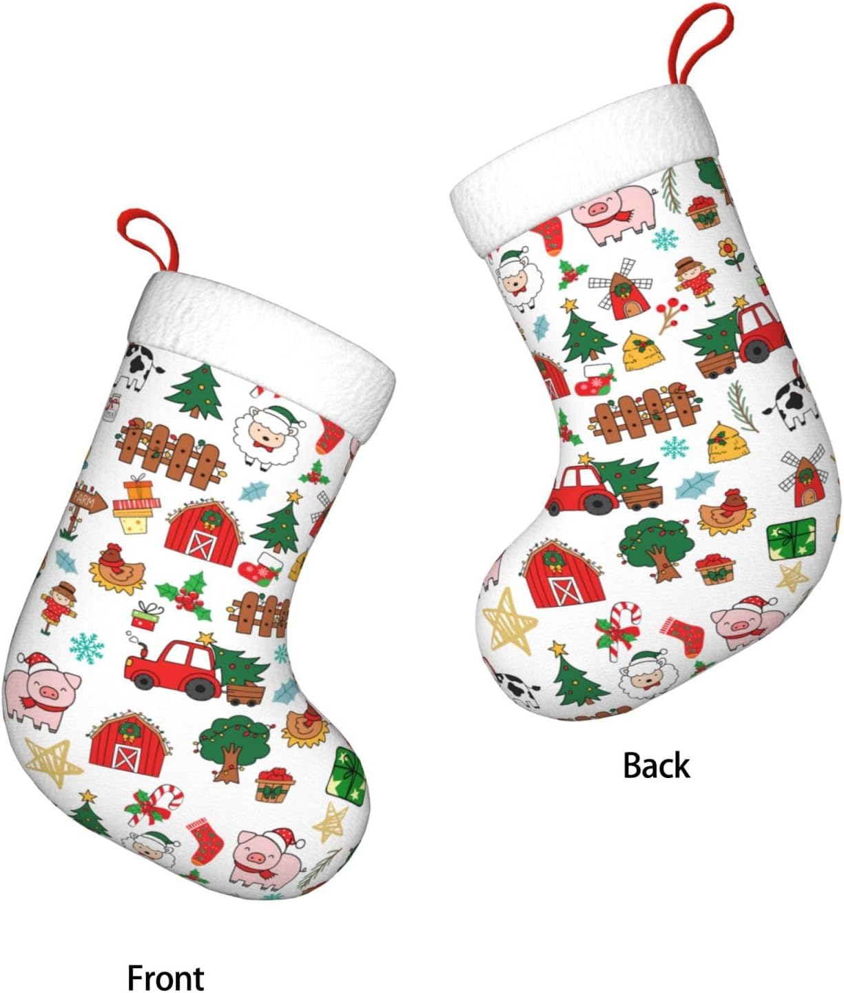 ถุงเท้าคริสต์มาสลายสัตว์เลี้ยง - Christmas Stocking Hanging บทวิจารณ์และราคา