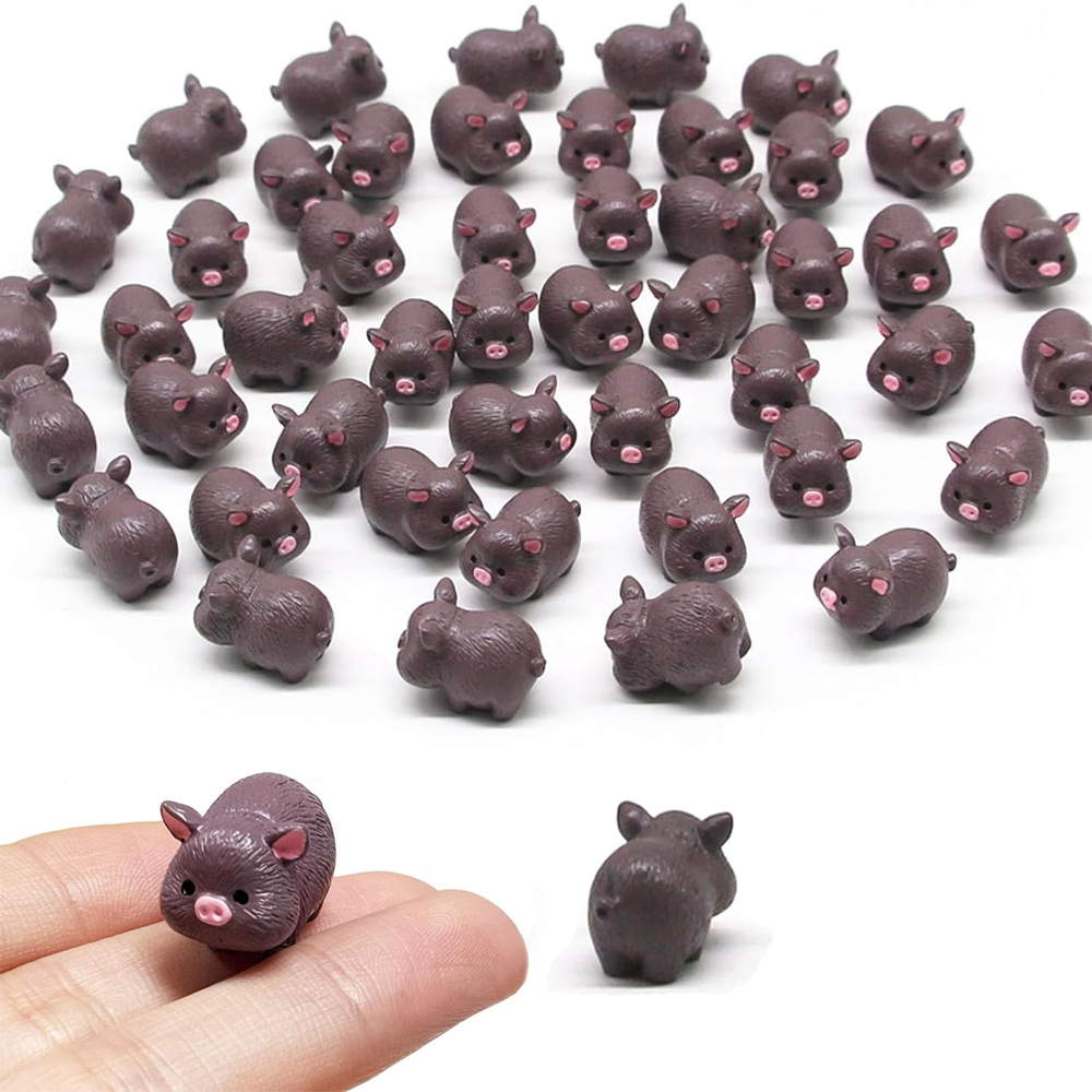 5/10ชิ้นรูปหมูเรซินขนาดเล็กน่า - Nutcracker Figurine บทวิจารณ์และราคา
