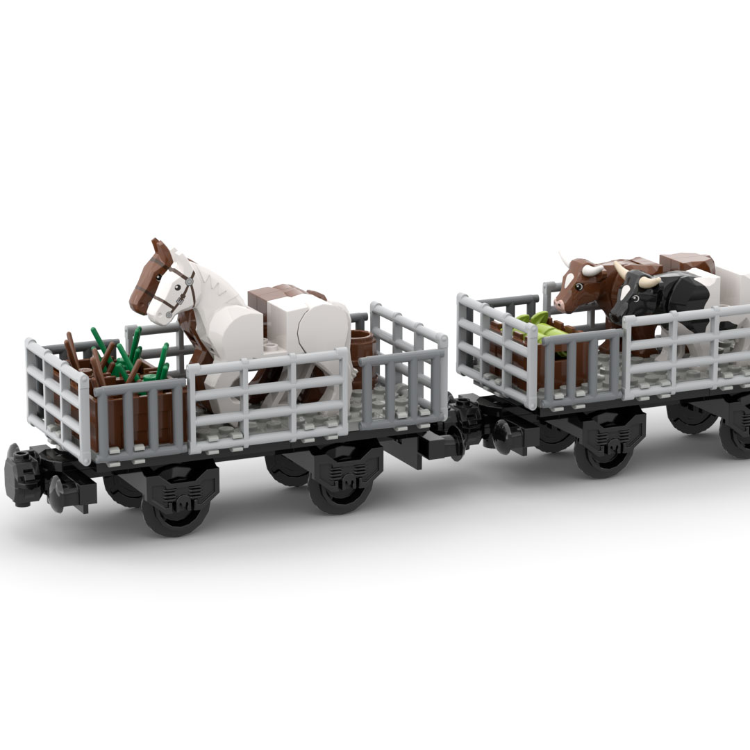 ชุดตัวต่อรถไฟขนส่งสัตว์ MOC ชุ - Lego Set Creator บทวิจารณ์และราคา