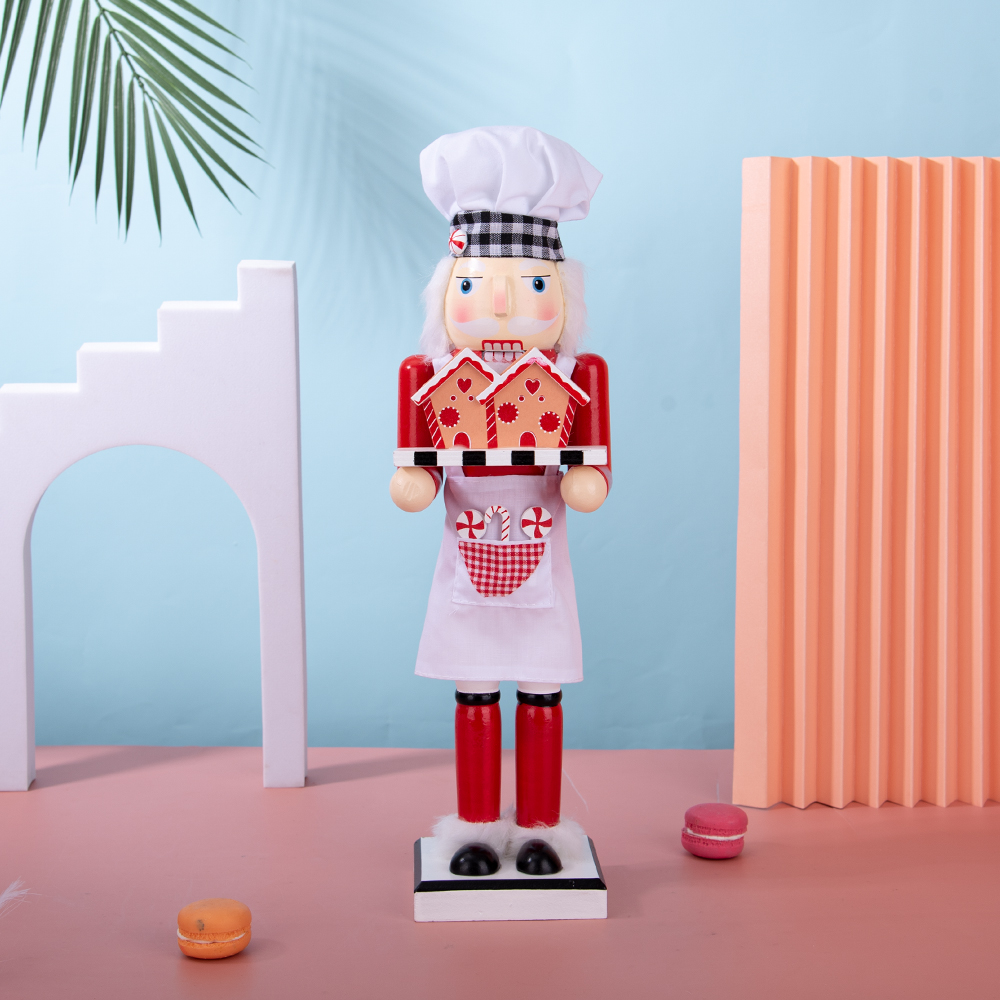 38 ซม.Chef อาคาร Nutcracker หุ - Nutcracker Figurine บทวิจารณ์และราคา