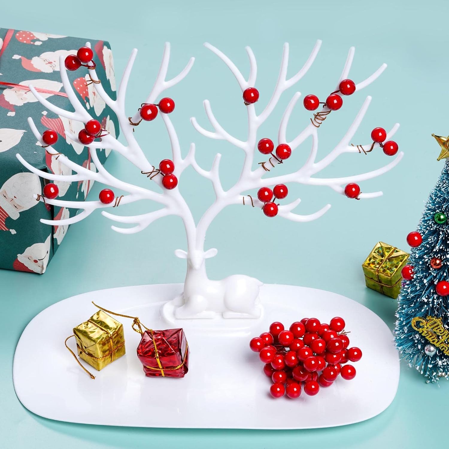 ผลฮอลลี่เทียมขนาดเล็ก 10 มม. ผ - Christmas Wreath Fake บทวิจารณ์และราคา