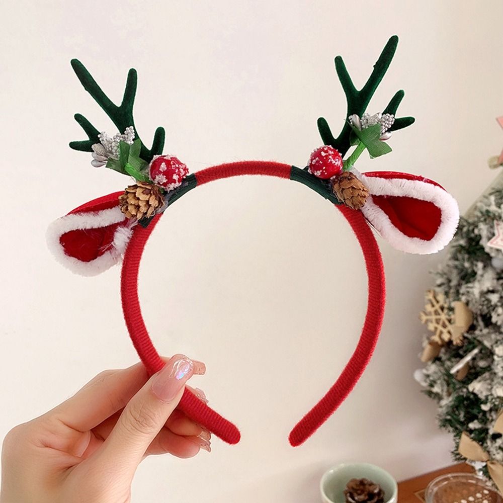 ที่คาดผมตกแต่งคริสต์มาส ที่คาด - Reindeer Antlers Headband บทวิจารณ์และราคา